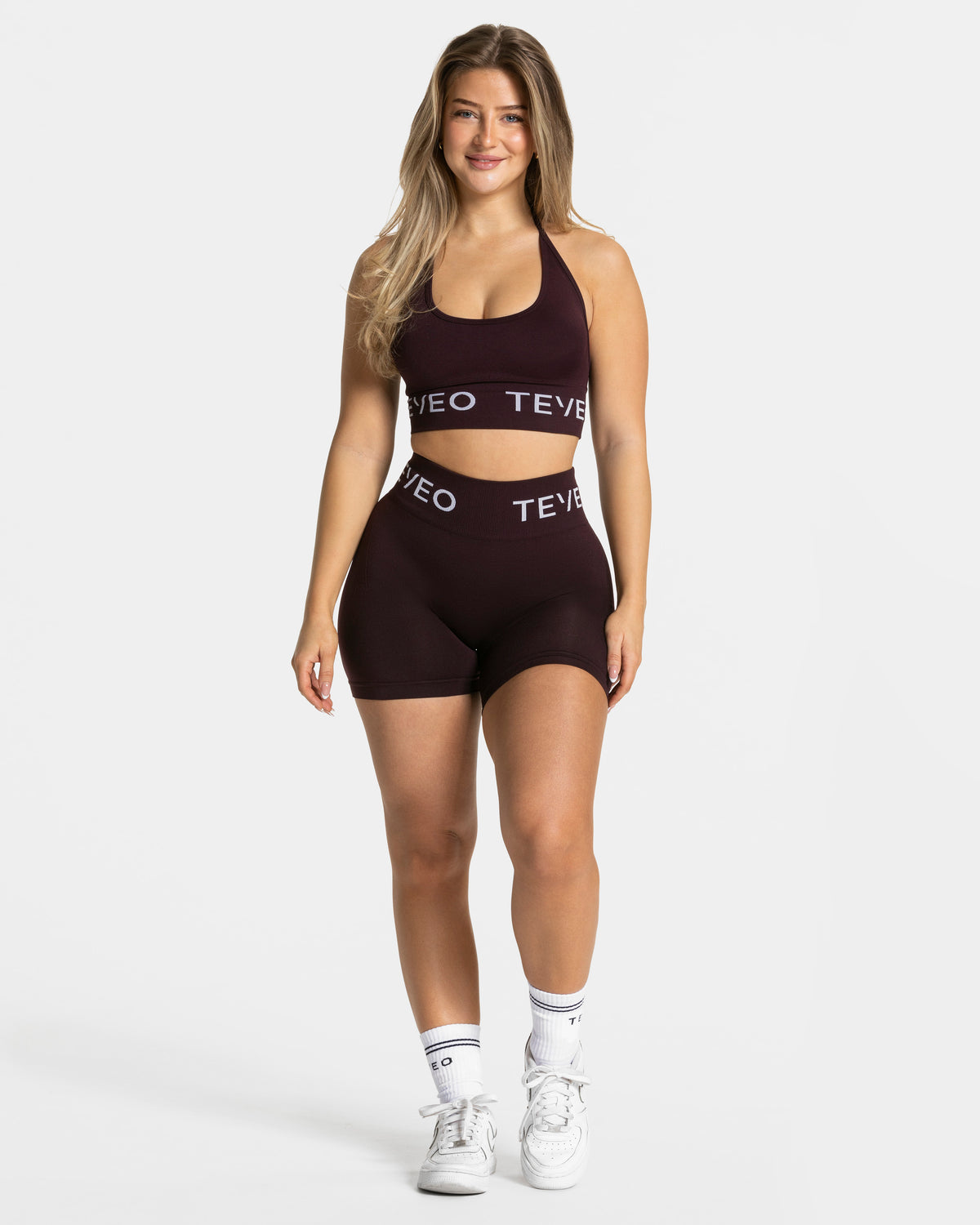 Signature Halterneck Bra ‘Merlot’
