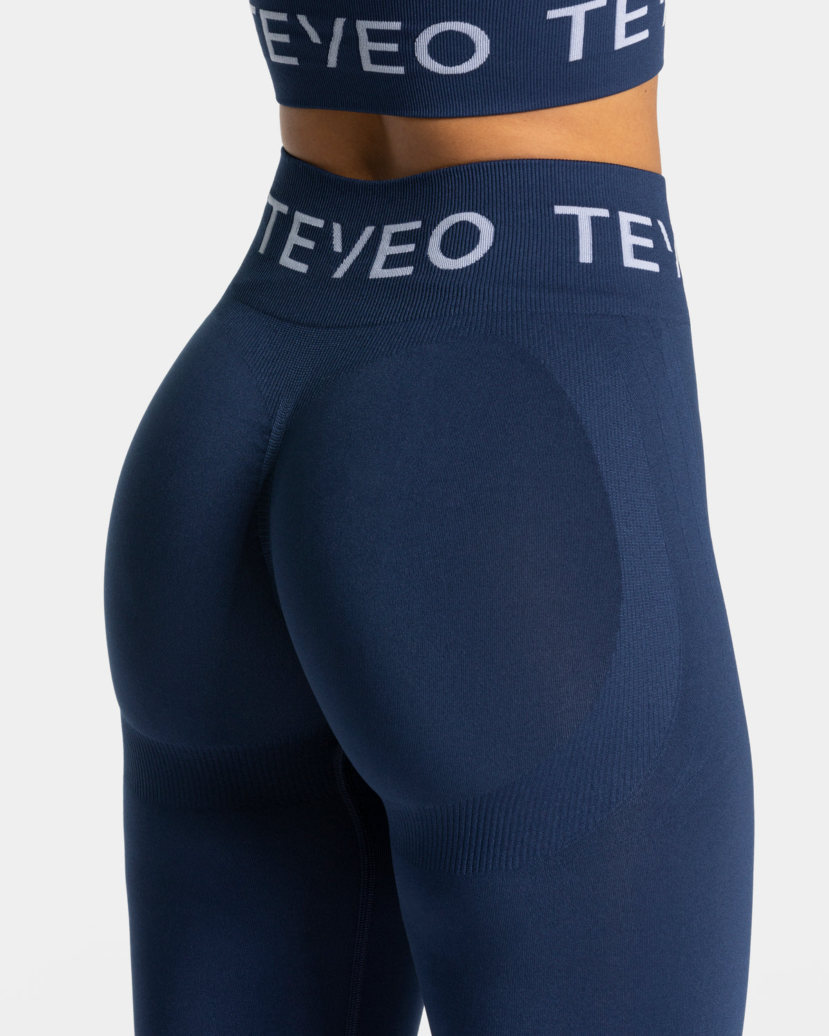 Leggings Signature Scrunch “Blu scuro"