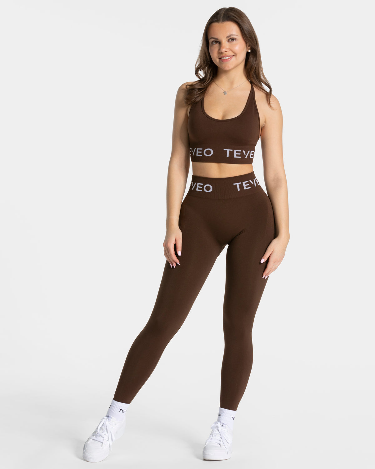 Signature Halterneck Bra ‘Dark Brown’