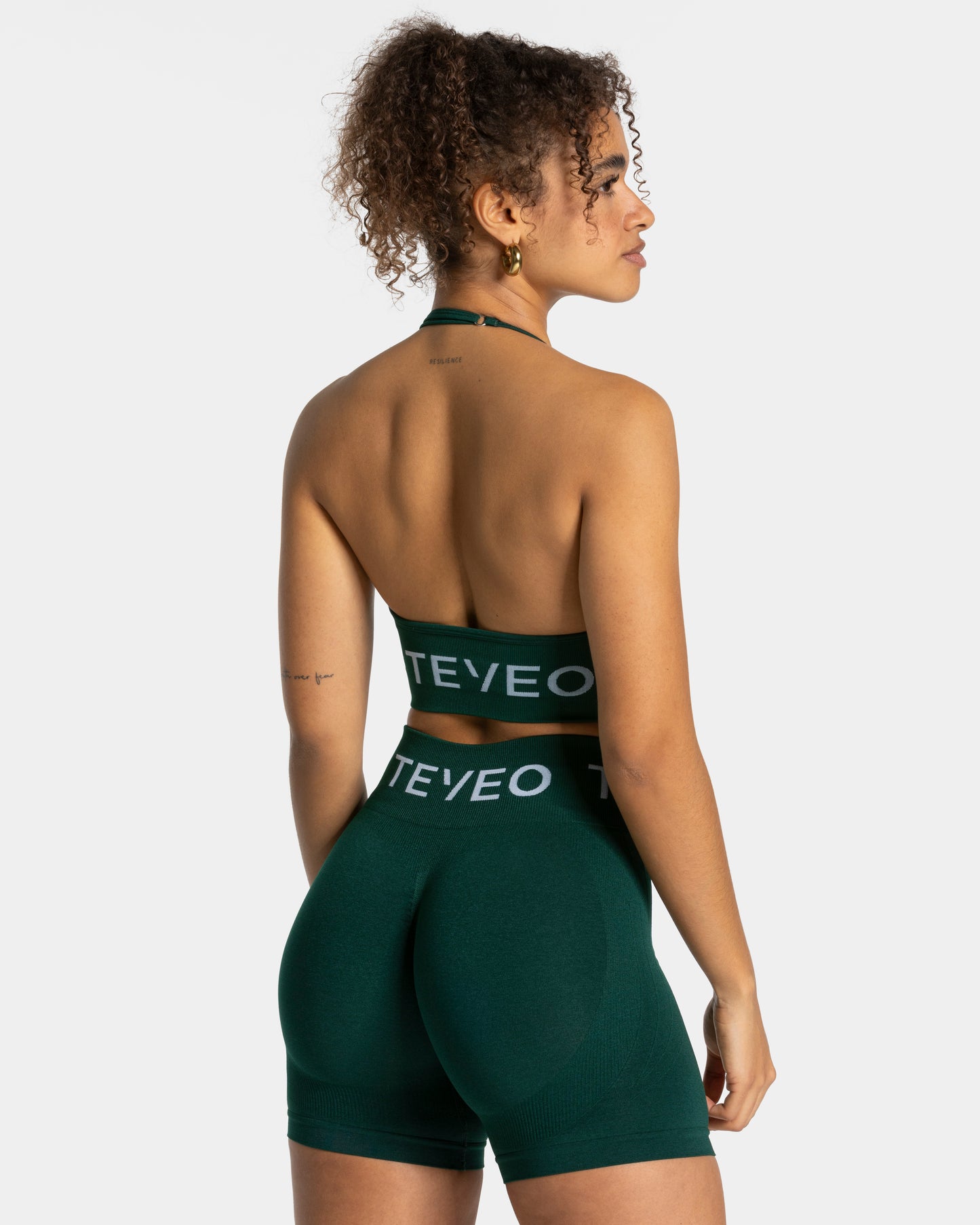 Signature Halterneck Bra ‘Dark Green’