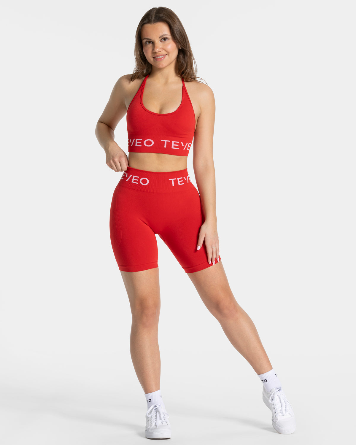 Signature Covert Scrunch Shorts ‘Red’