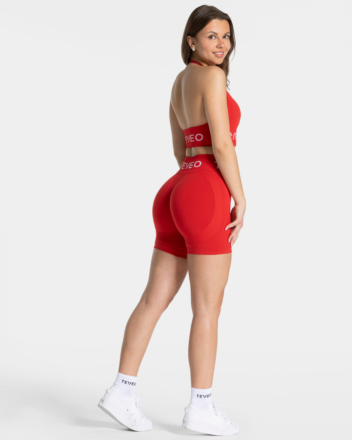 Signature Covert Scrunch Shorts ‘Red’