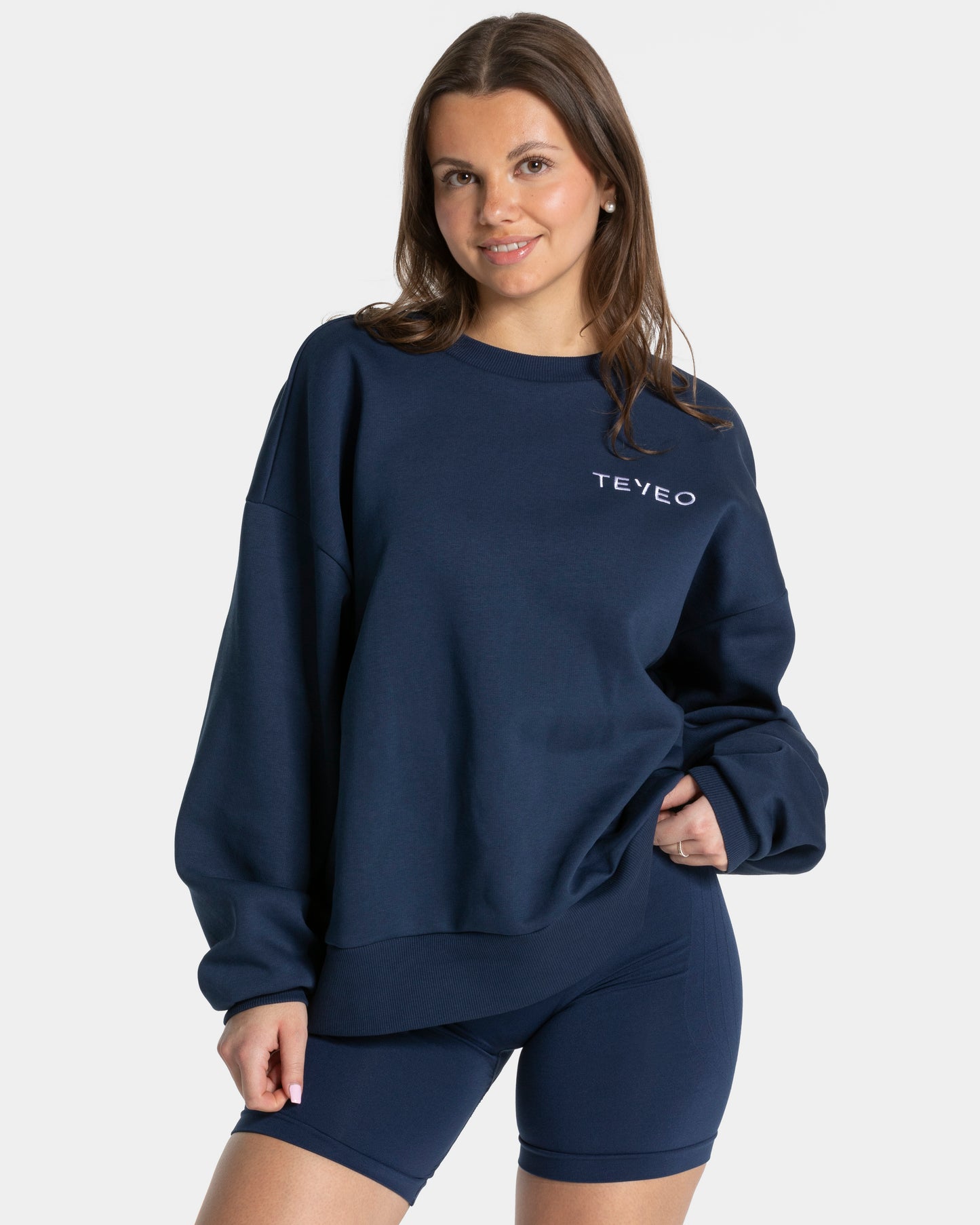 Sudadera oversize Signature «azul oscuro»