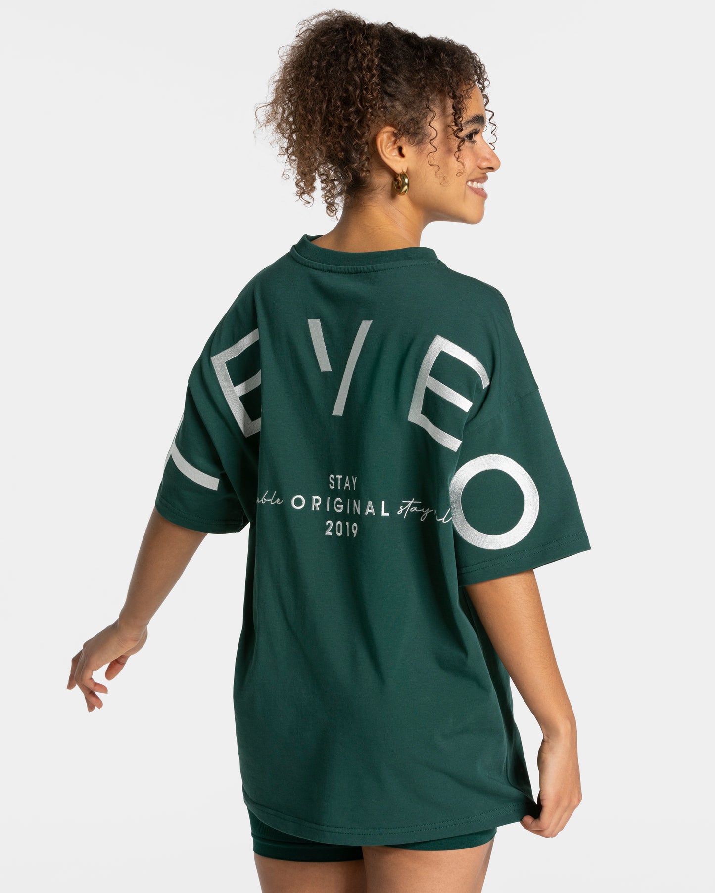 T-shirt Signature Oversized “Verde scuro”