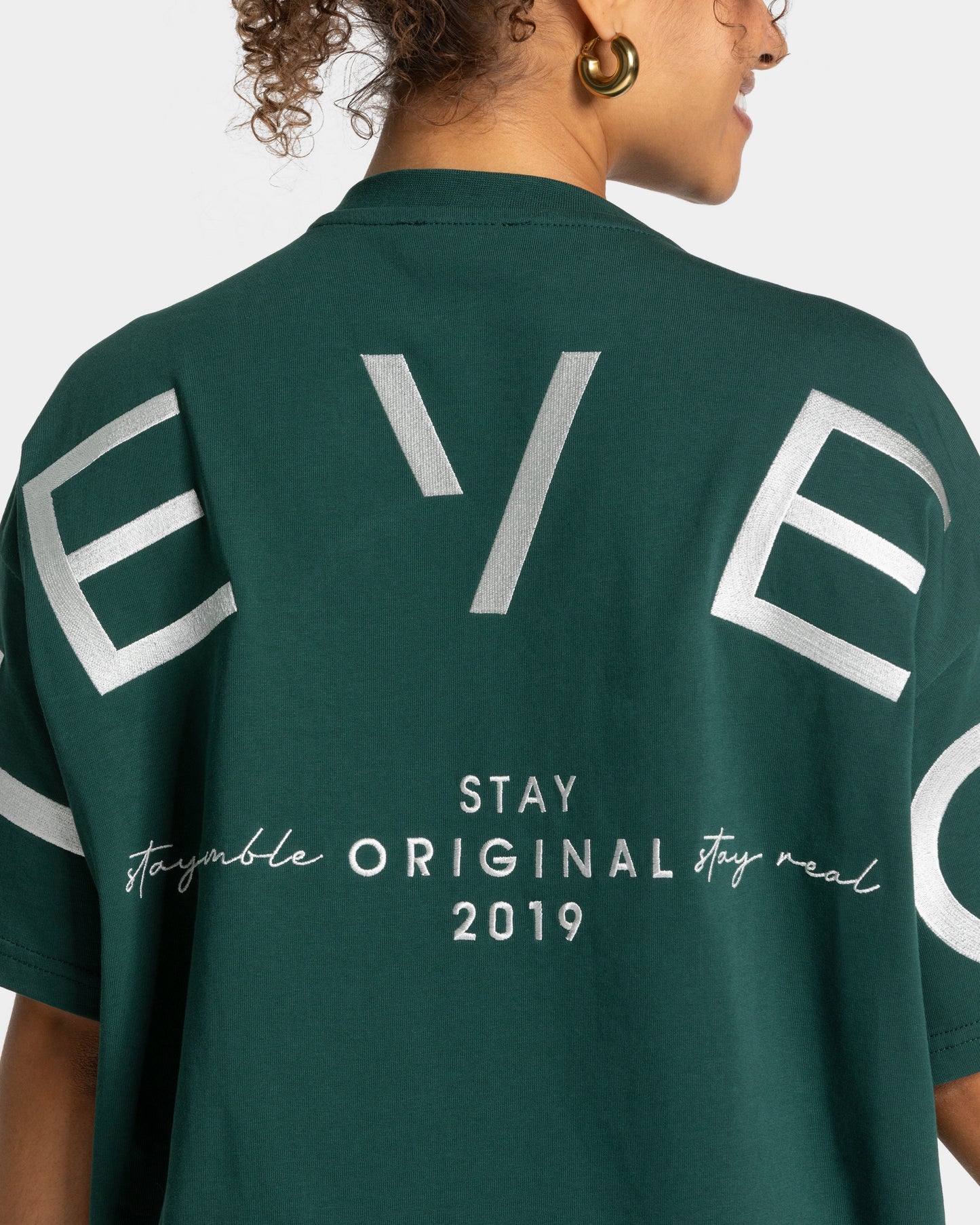 T-shirt Signature Oversized “Verde scuro”
