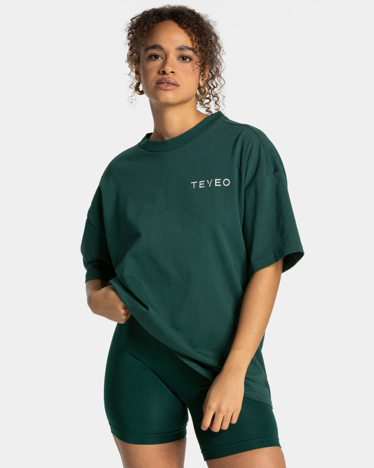 T-shirt Signature Oversized “Verde scuro”