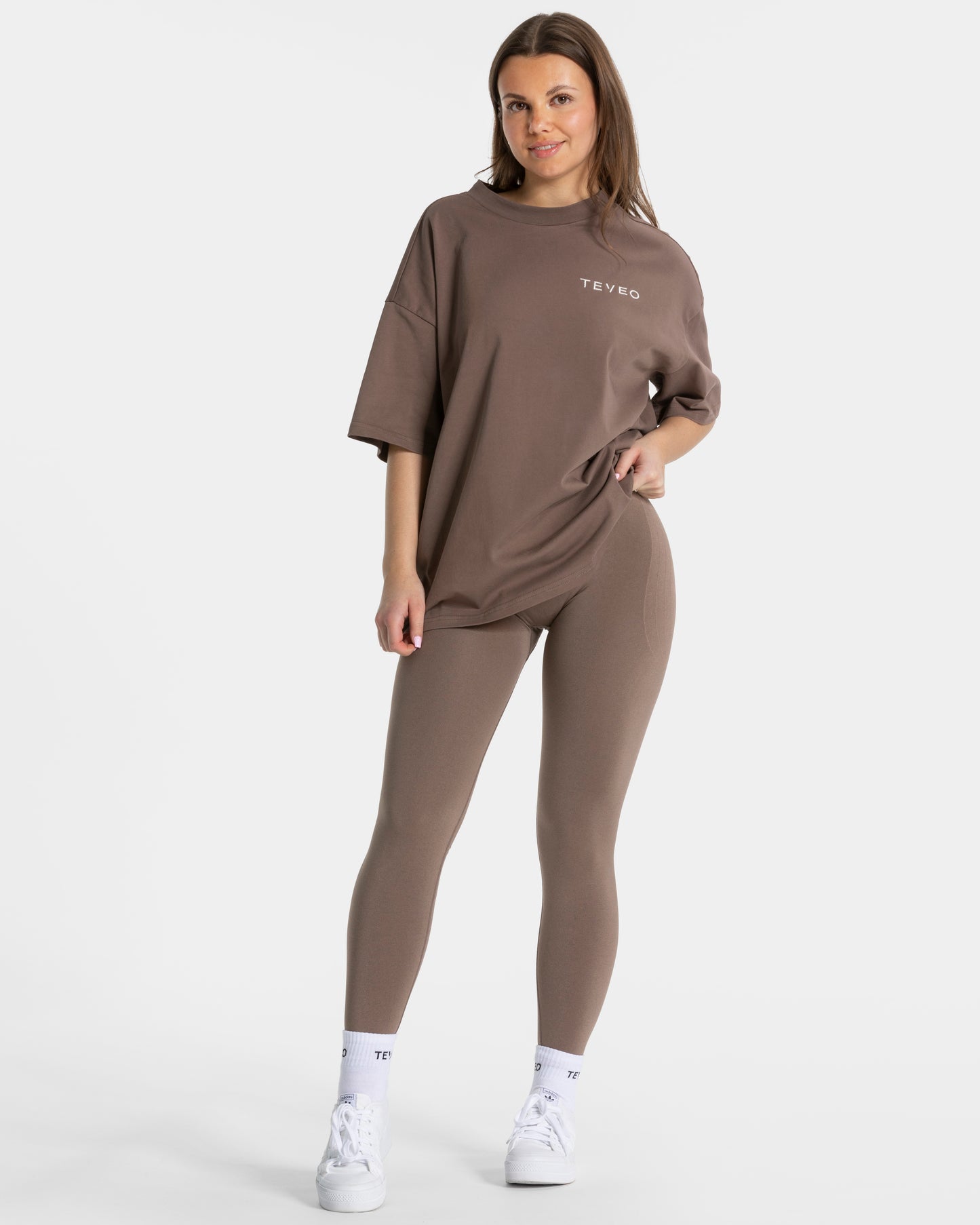 T-shirt Signature Oversized “Moca”