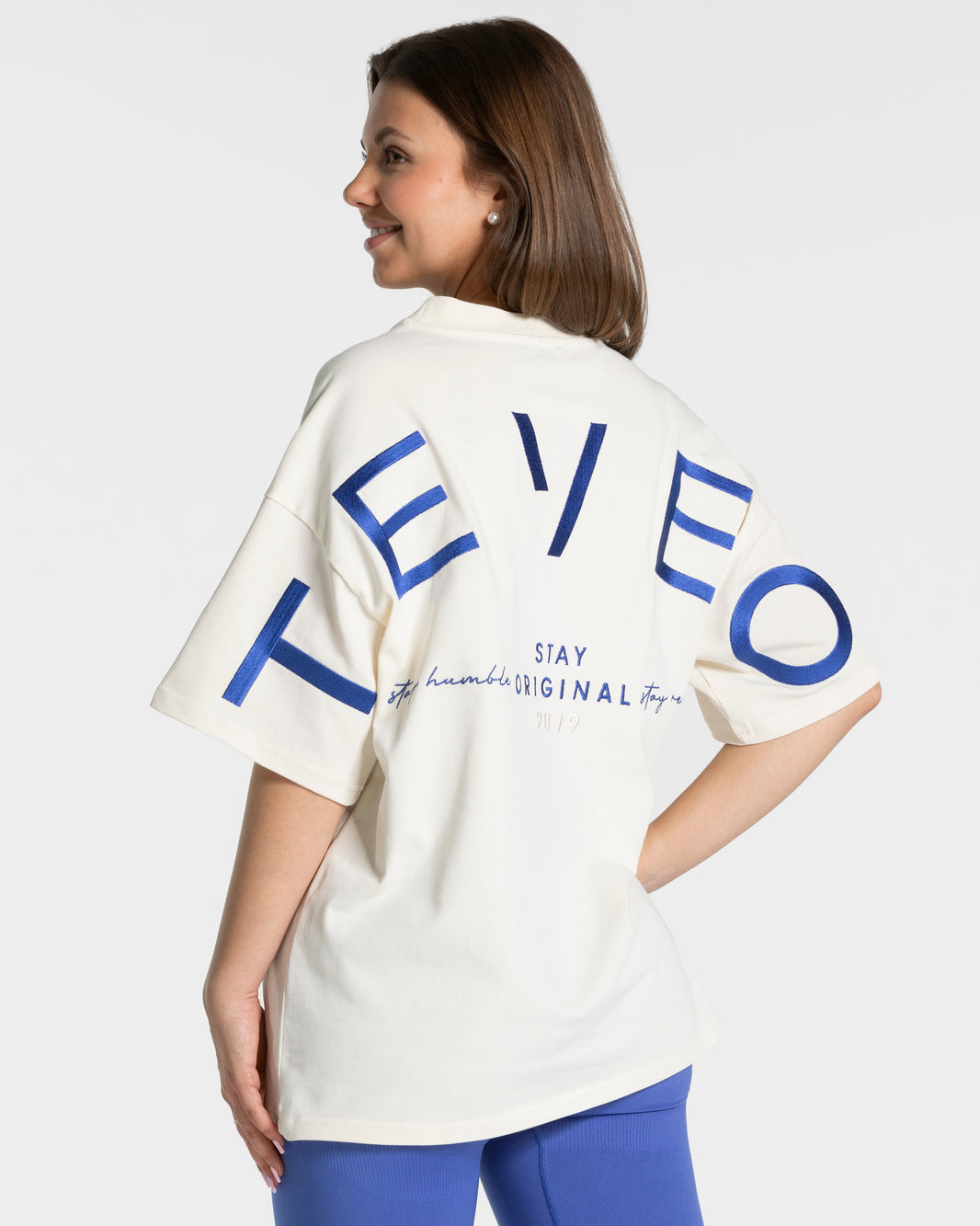 T-shirt oversize Signature „Off white”