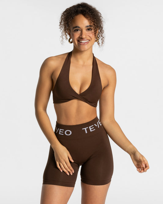Signature Twisted Bra ‘Dark Brown’