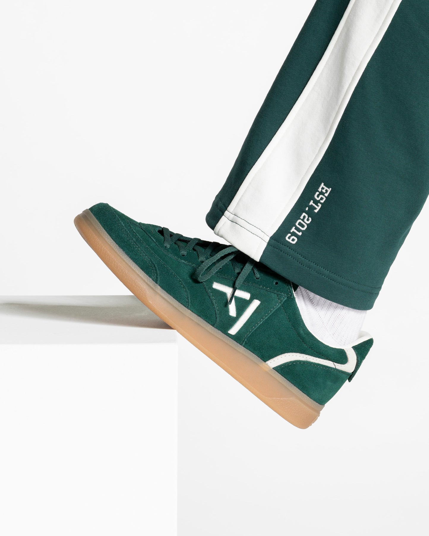 Classic Sneakers Men ‘Dark Green-Off-White’