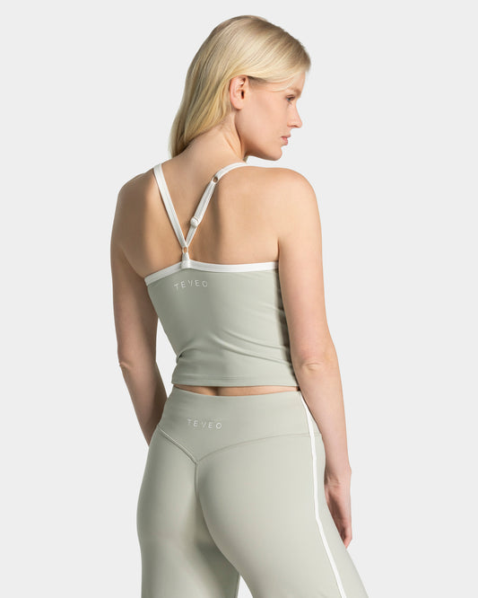 Haut côtelé Soft « Pistache »