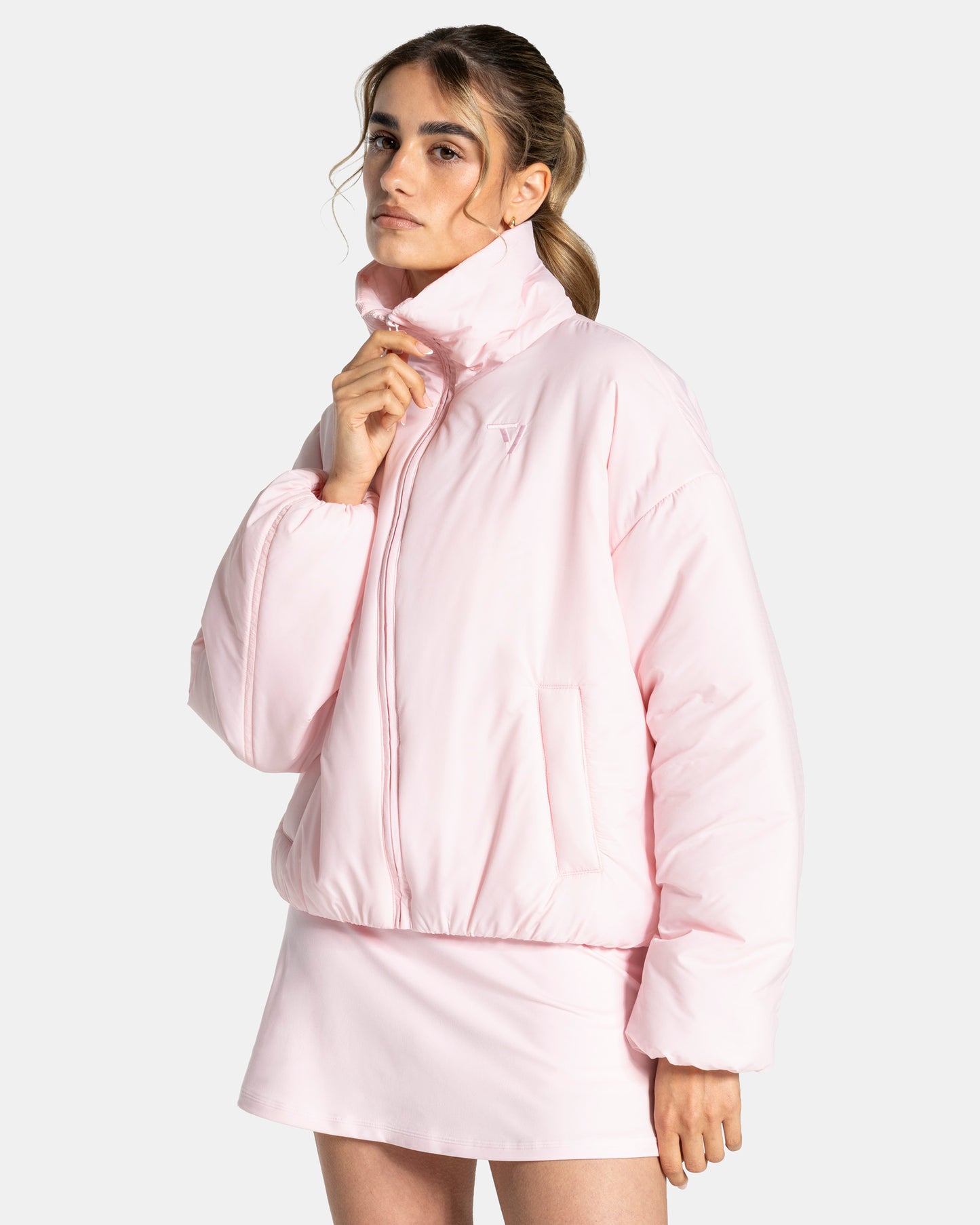 Soft Crop Bomber Jacket ‘Blossom’