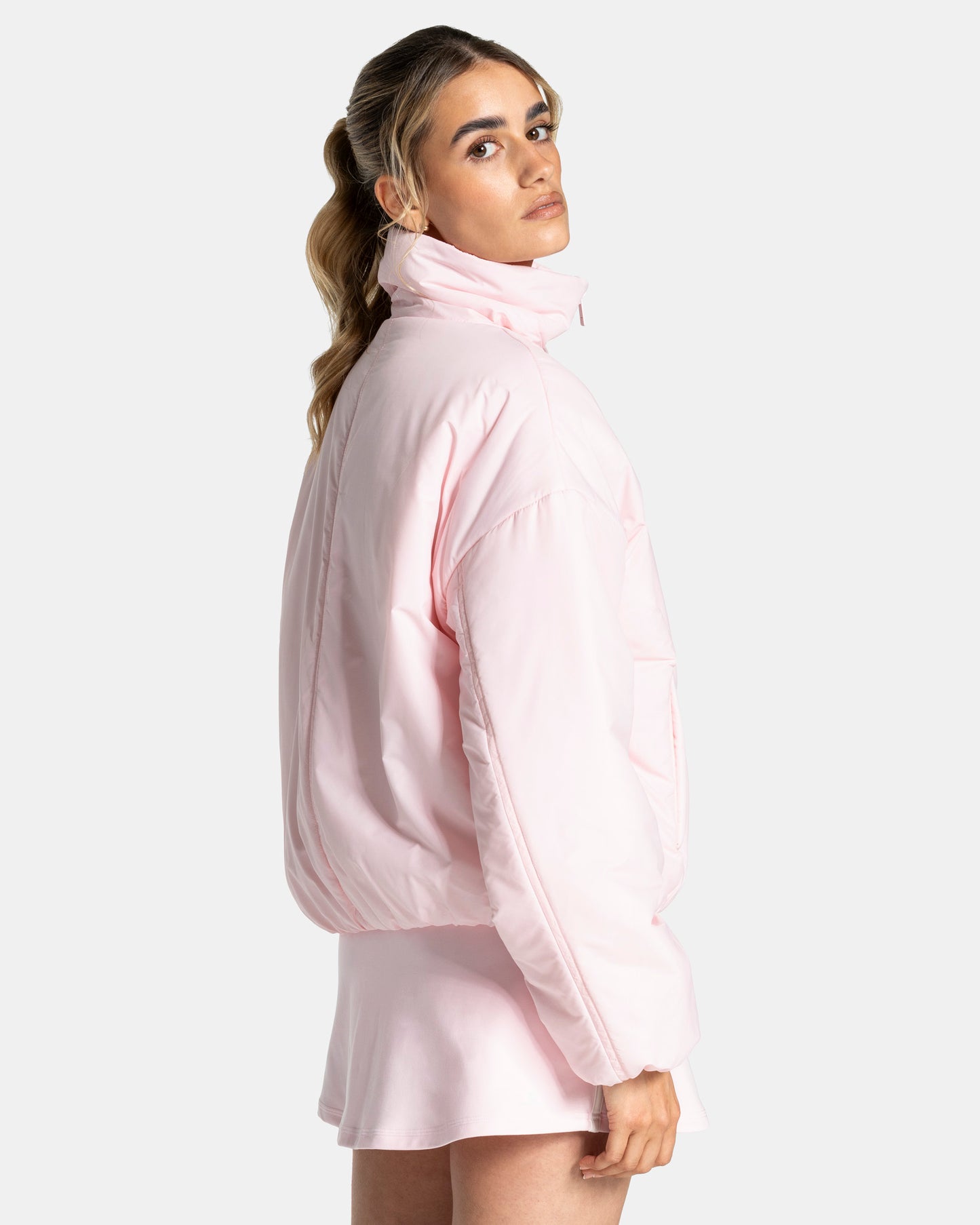 Soft Crop Bomber Jacket ‘Blossom’