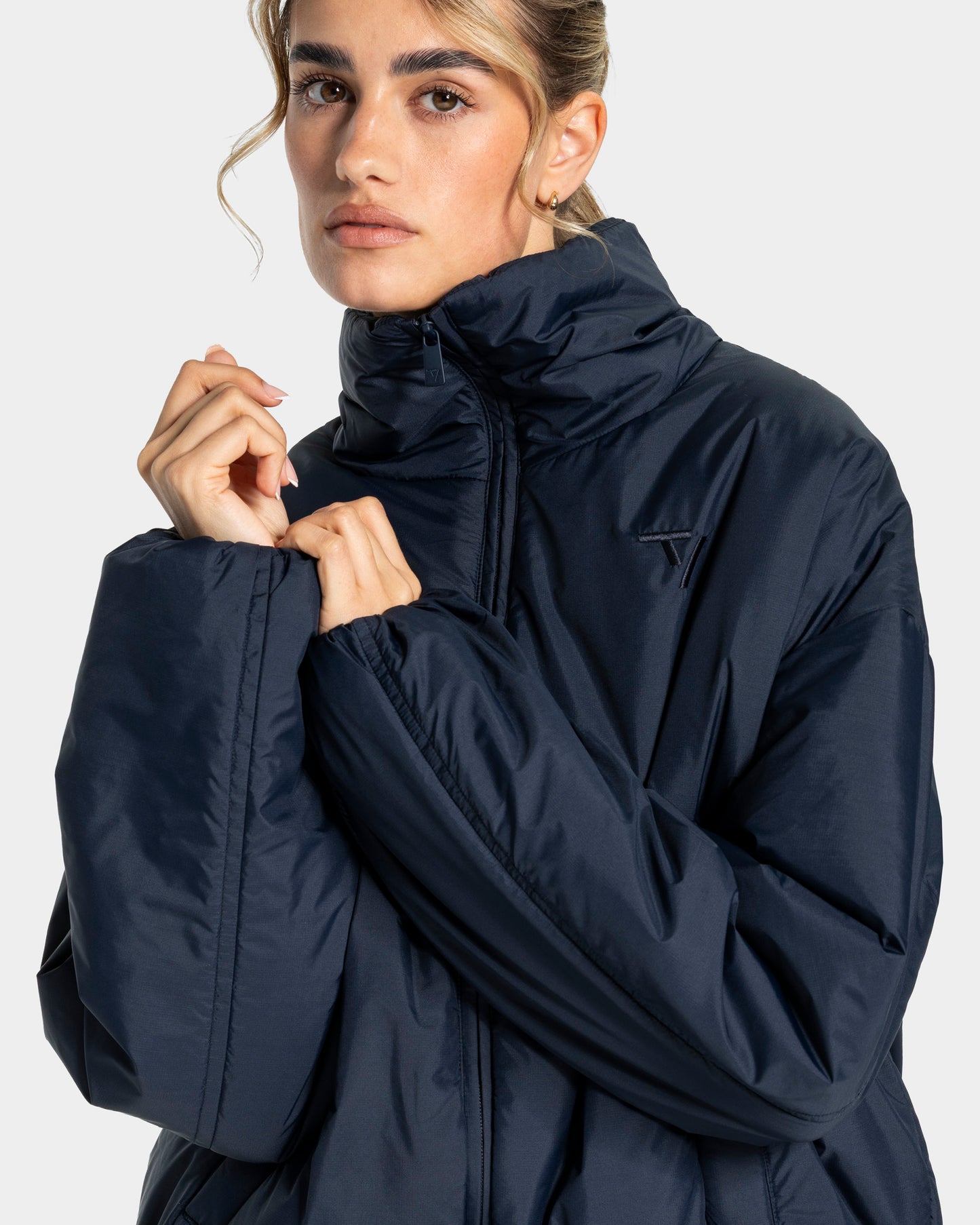 Soft Crop Bomber Jacket ‘Midnight’