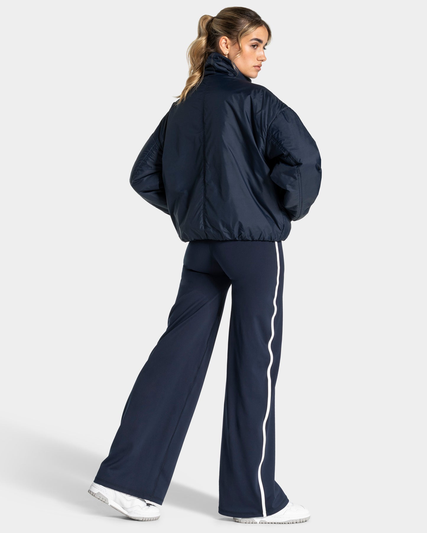 Soft Crop Bomber Jacket ‘Midnight’