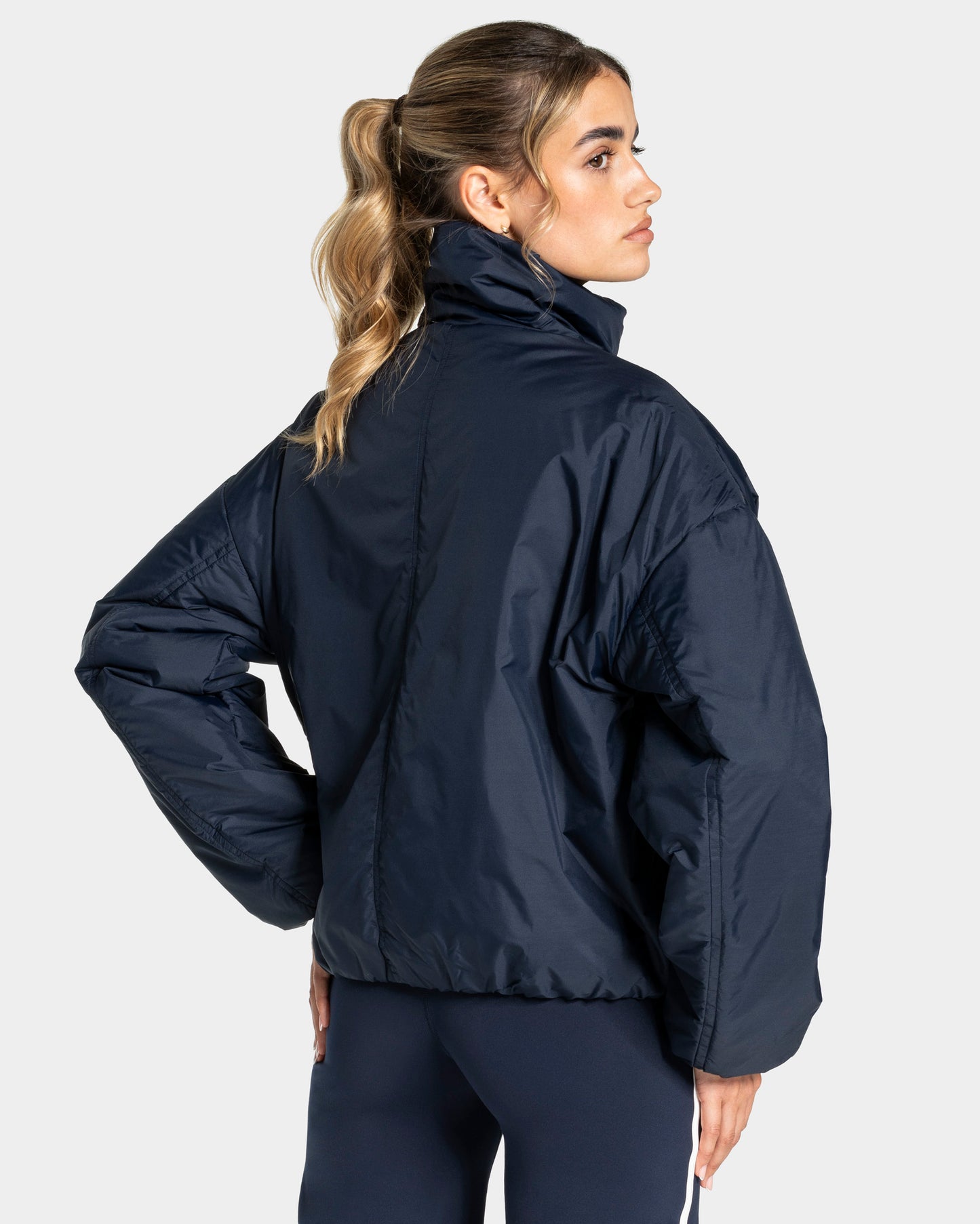 Soft Crop Bomber Jacket ‘Midnight’