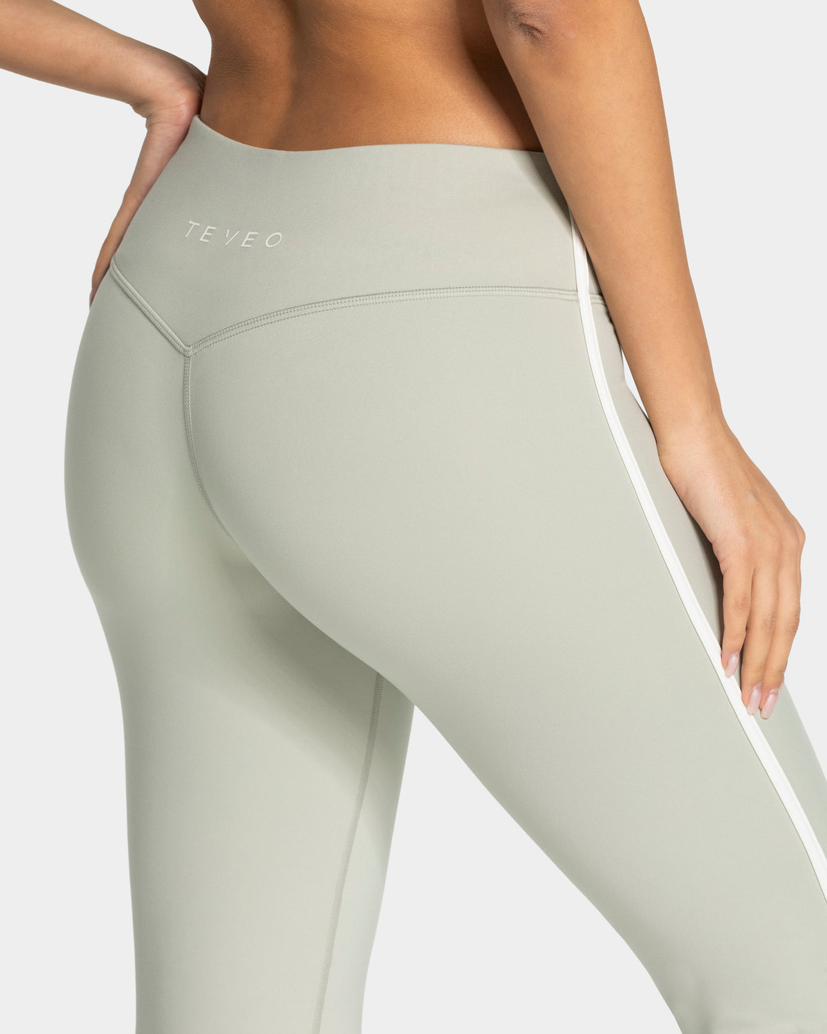 Soft Flared Leggings – Regular ‘Pistachio’