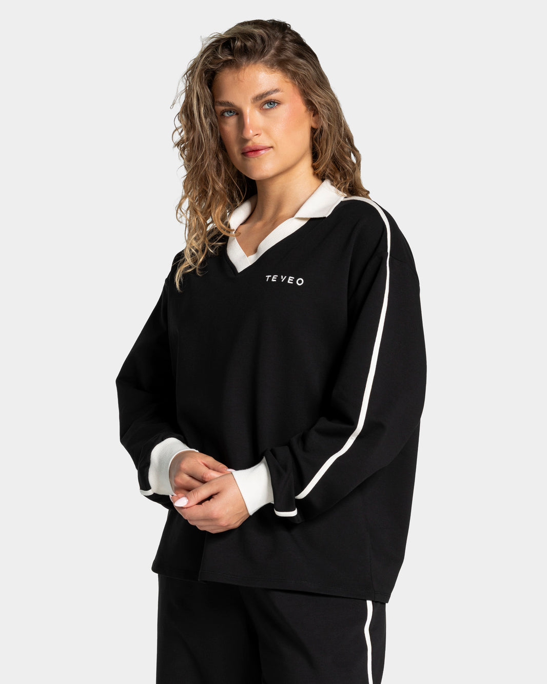 Soft Polo Longsleeve ‘Black’
