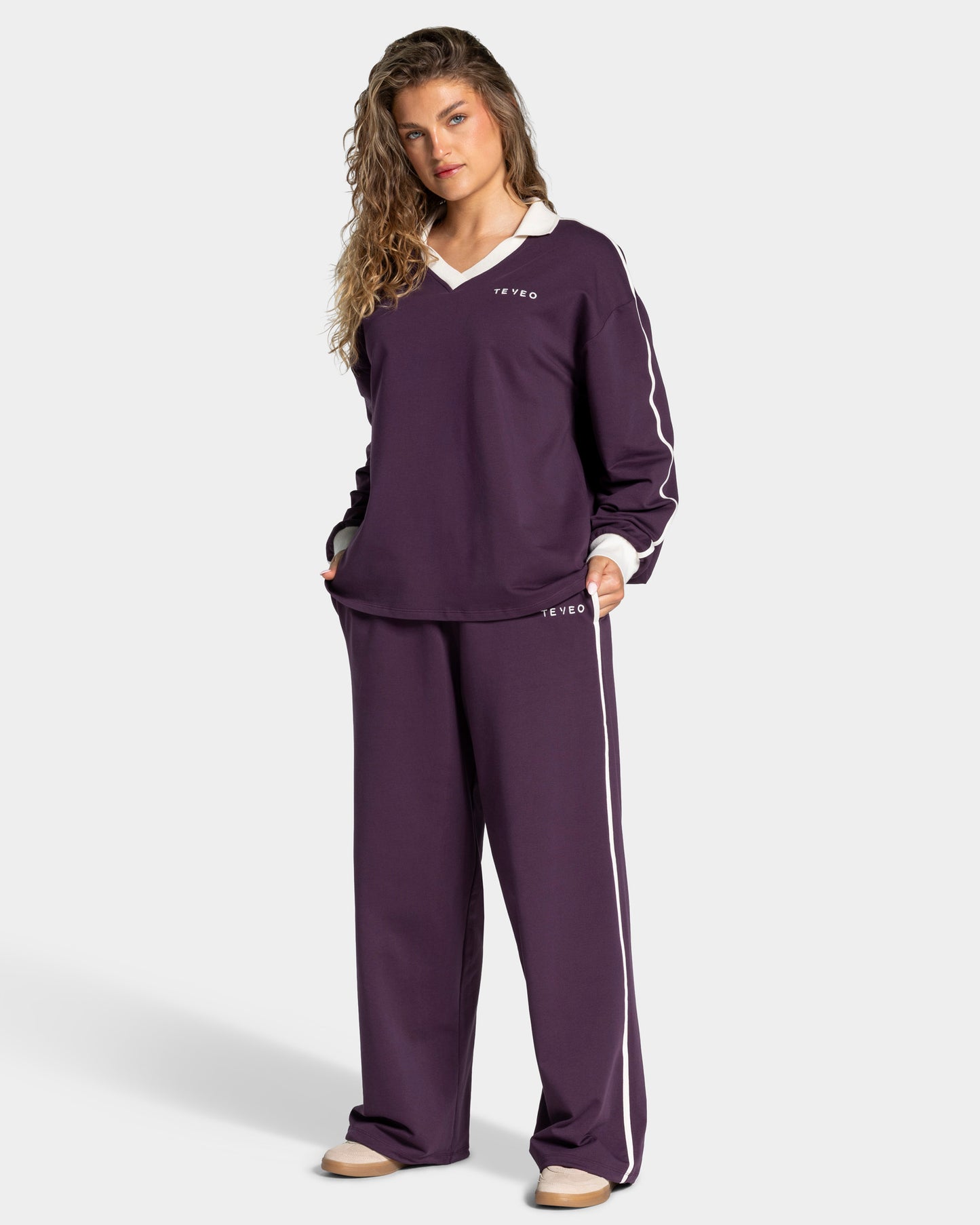 Maglia a manica lunga Soft Polo “Blackberry”