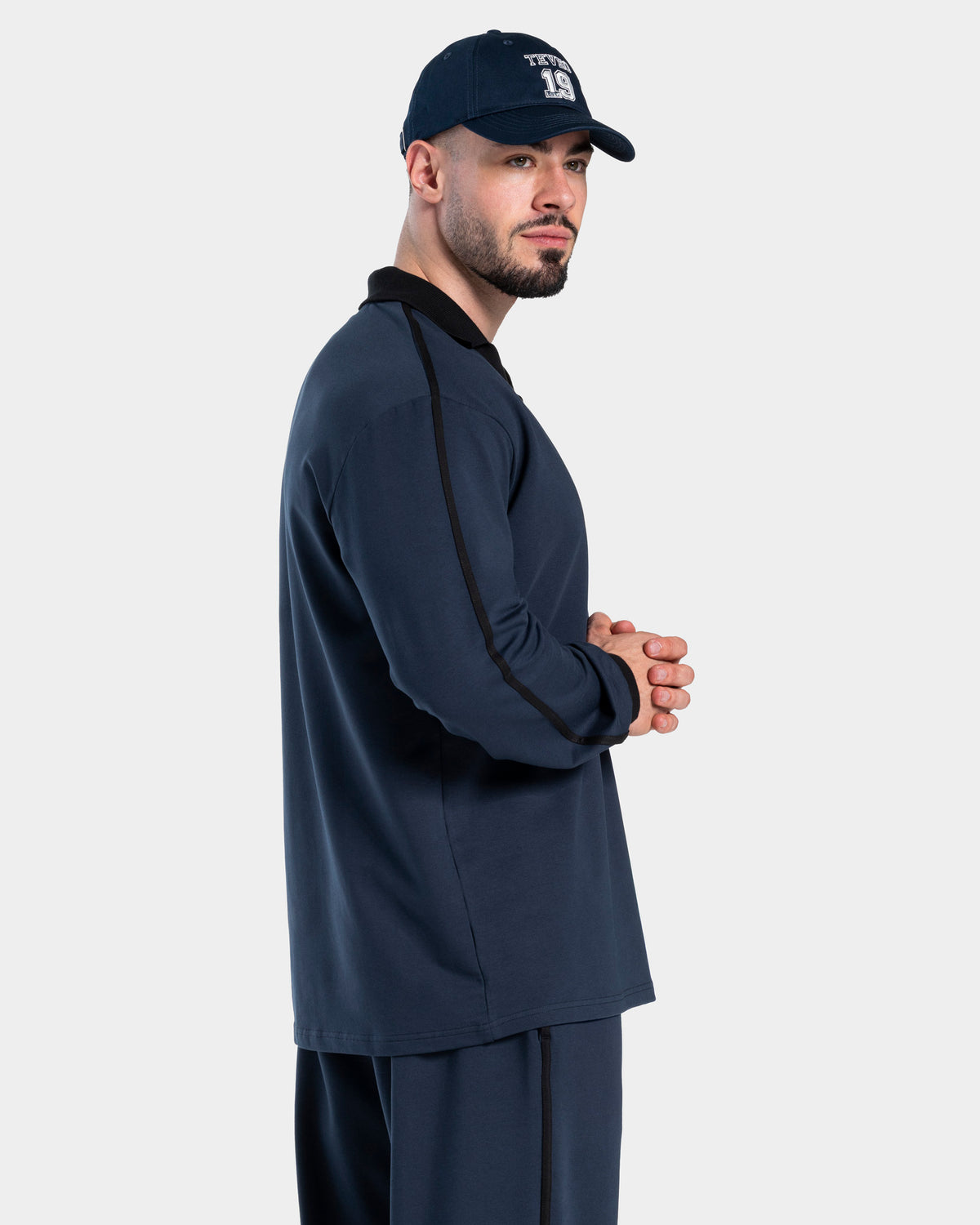Soft Polo Longsleeve ‘Midnight’
