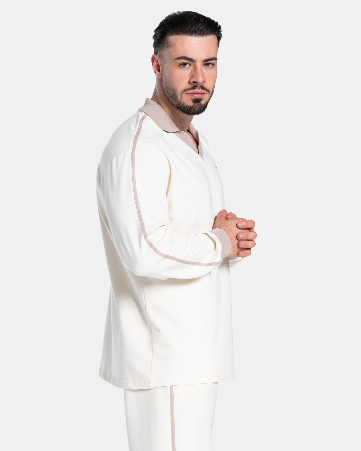 Soft Polo Longsleeve ‘Off-White’