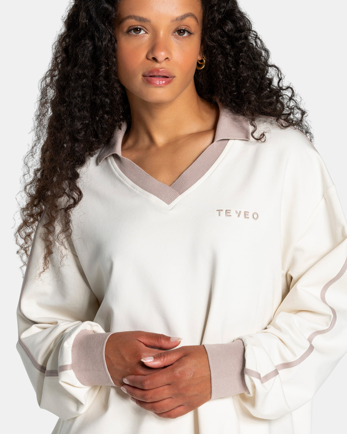 Soft Polo Longsleeve ‘Off-White’
