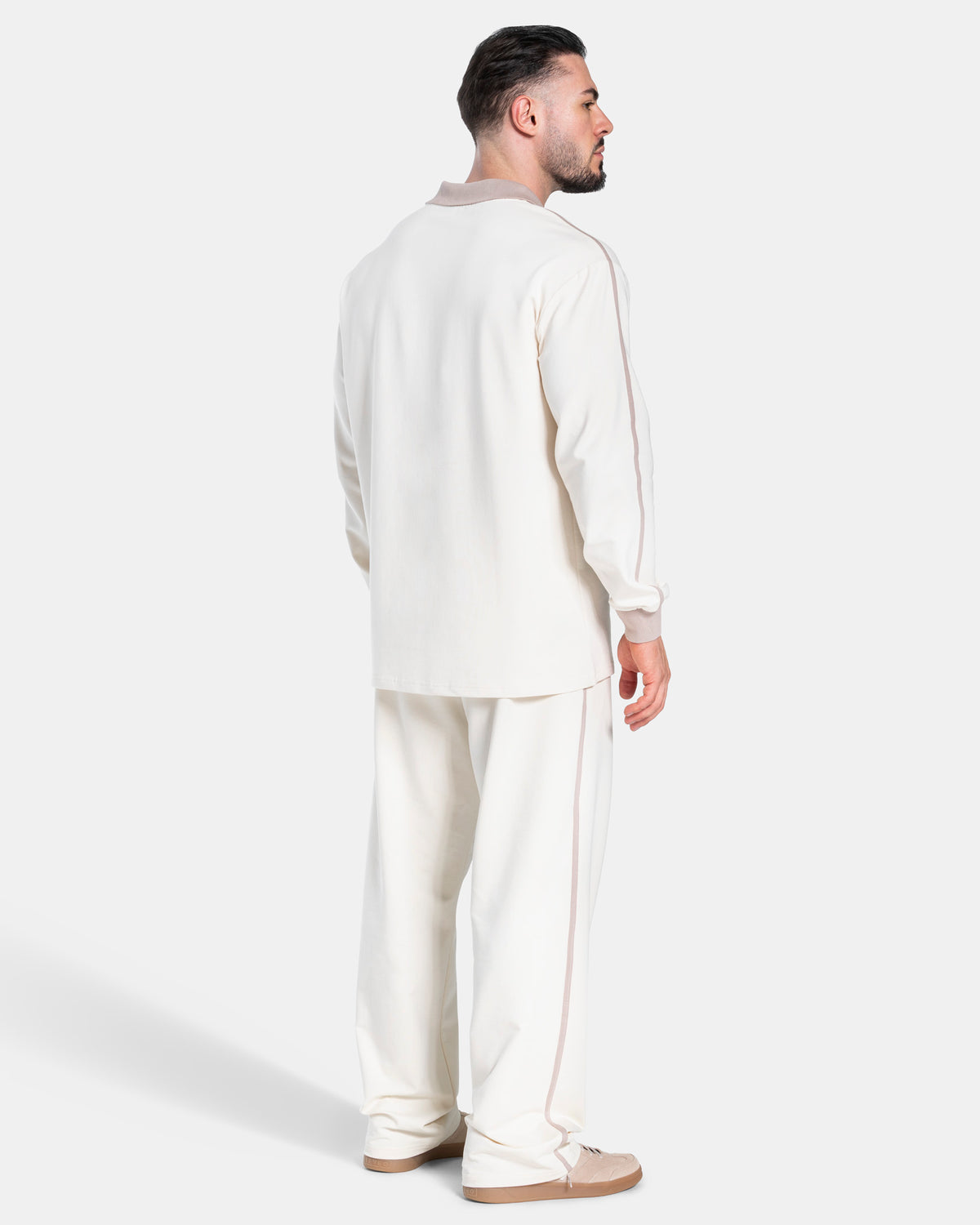 Joggers Soft Straight Leg "Off White"