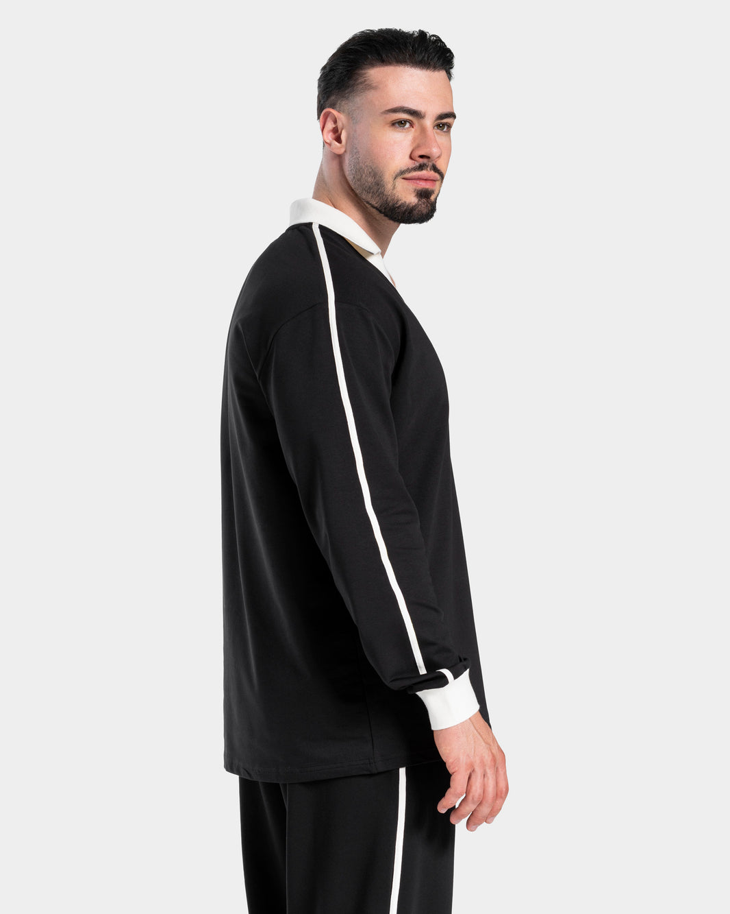 Soft Polo Longsleeve ‘Black’