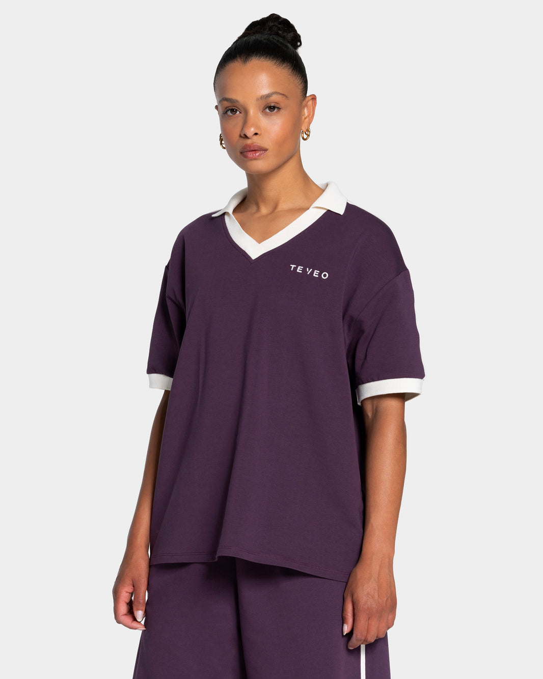 Soft Polo T-Shirt ‘Blackberry’