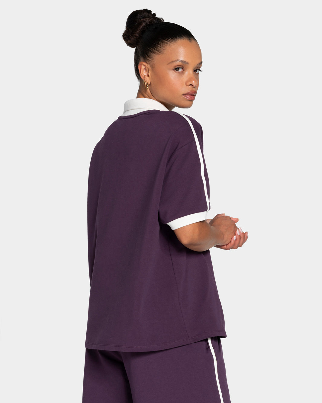 Soft Polo T-Shirt ‘Blackberry’