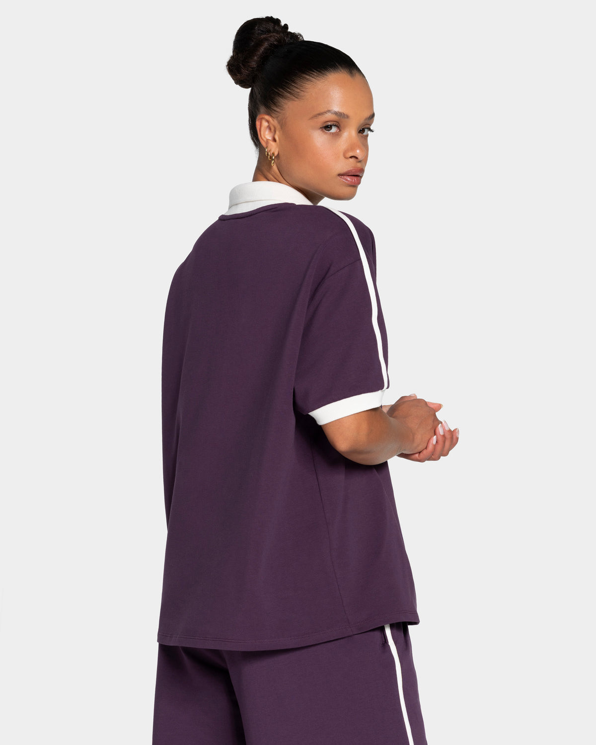 Soft Polo T-Shirt ‘Blackberry’