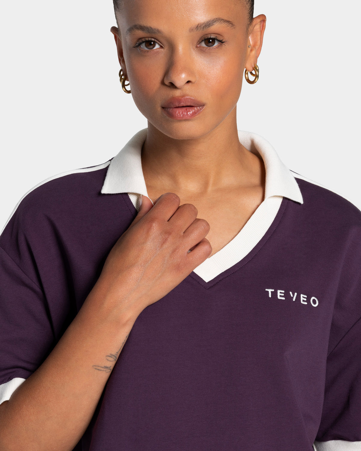 Soft Polo T-Shirt ‘Blackberry’