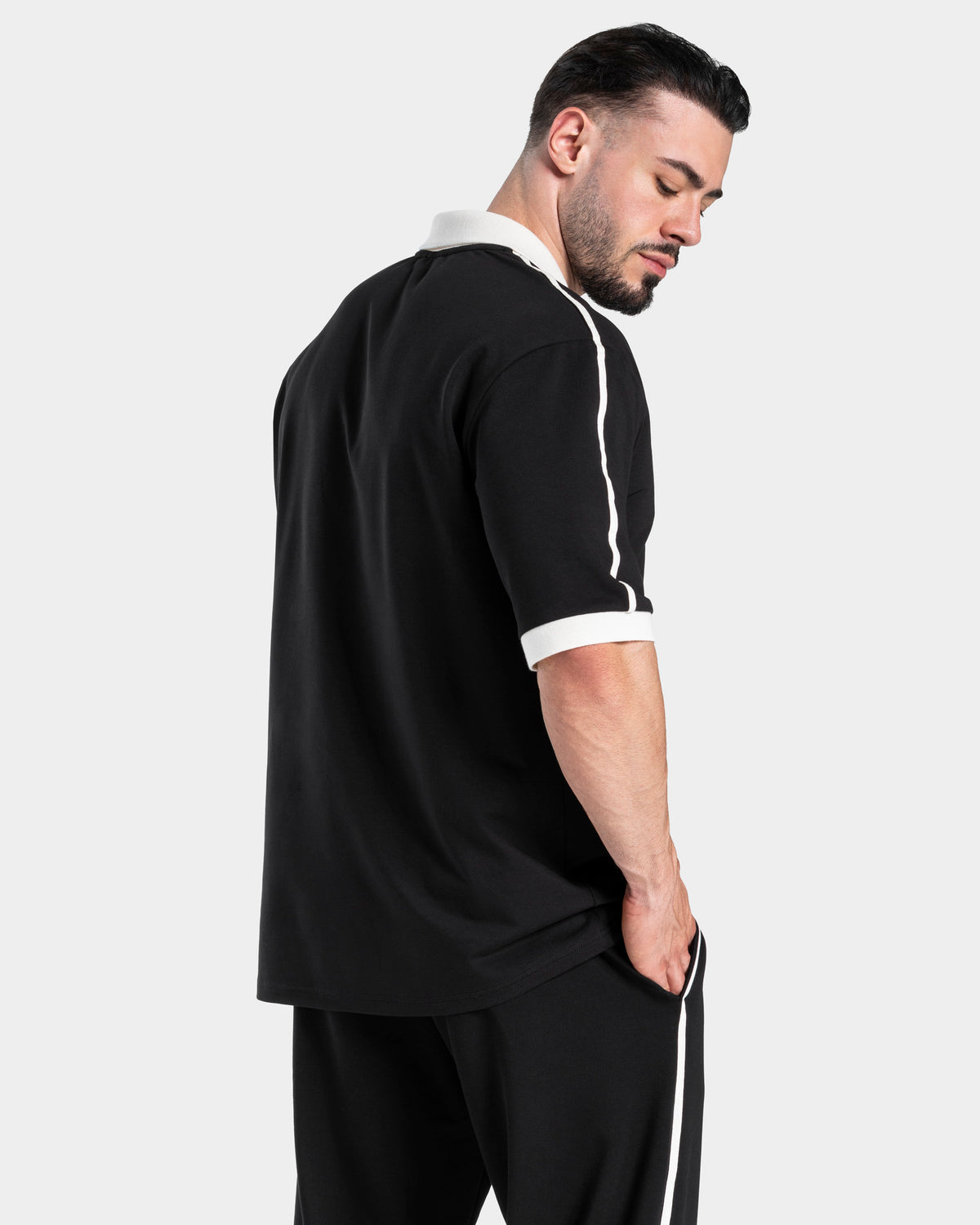 T-shirt Soft Polo „Czarny”