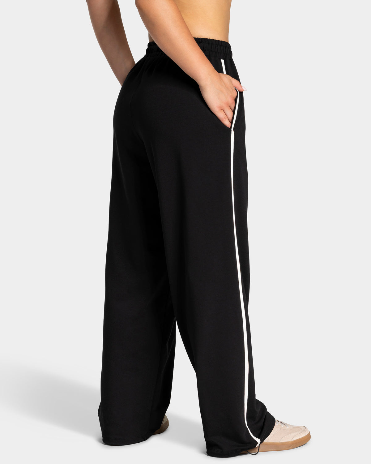 Soft Wide Leg Joggers – Regular ‘Black’