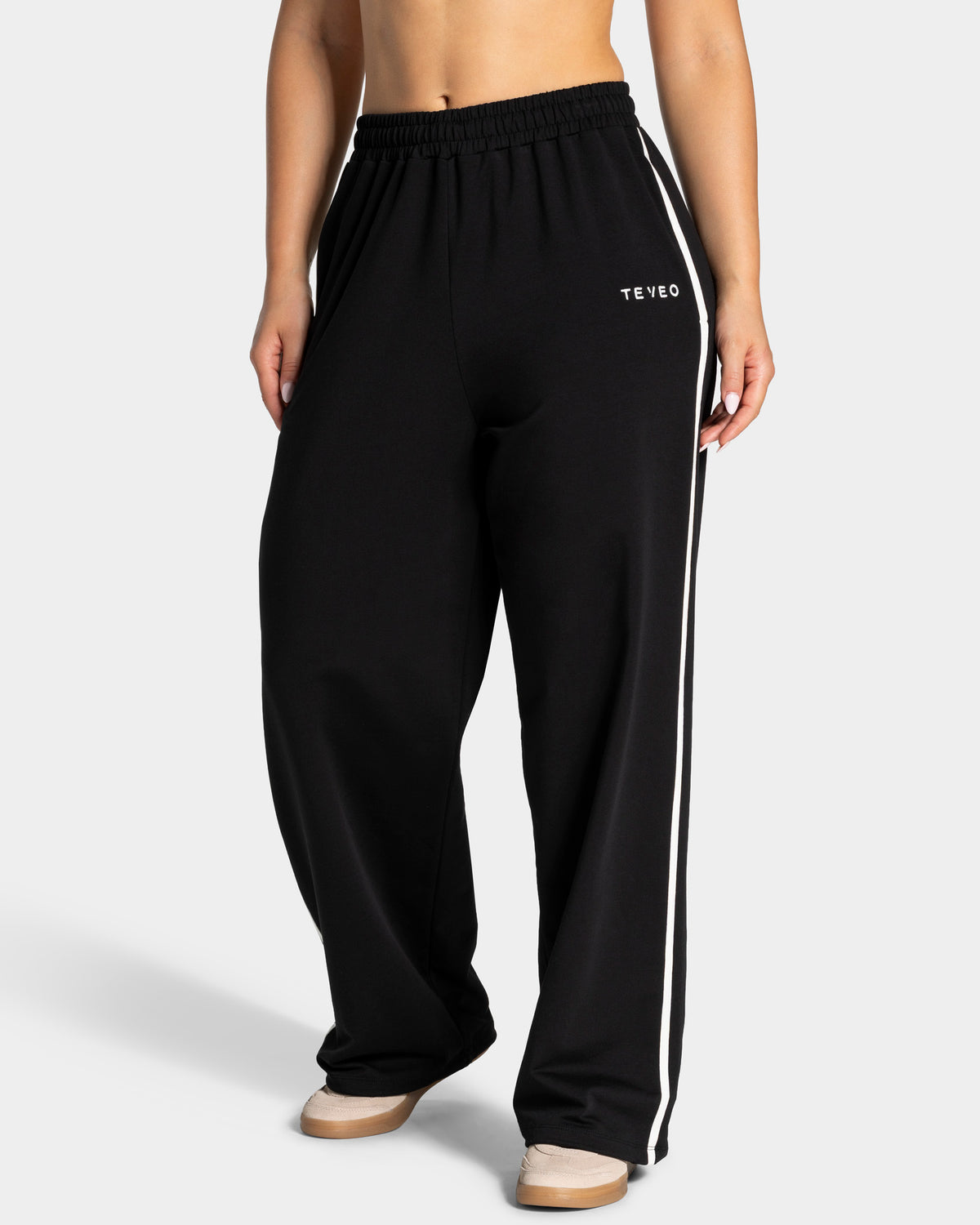 Soft Wide Leg Joggers – Regular ‘Black’