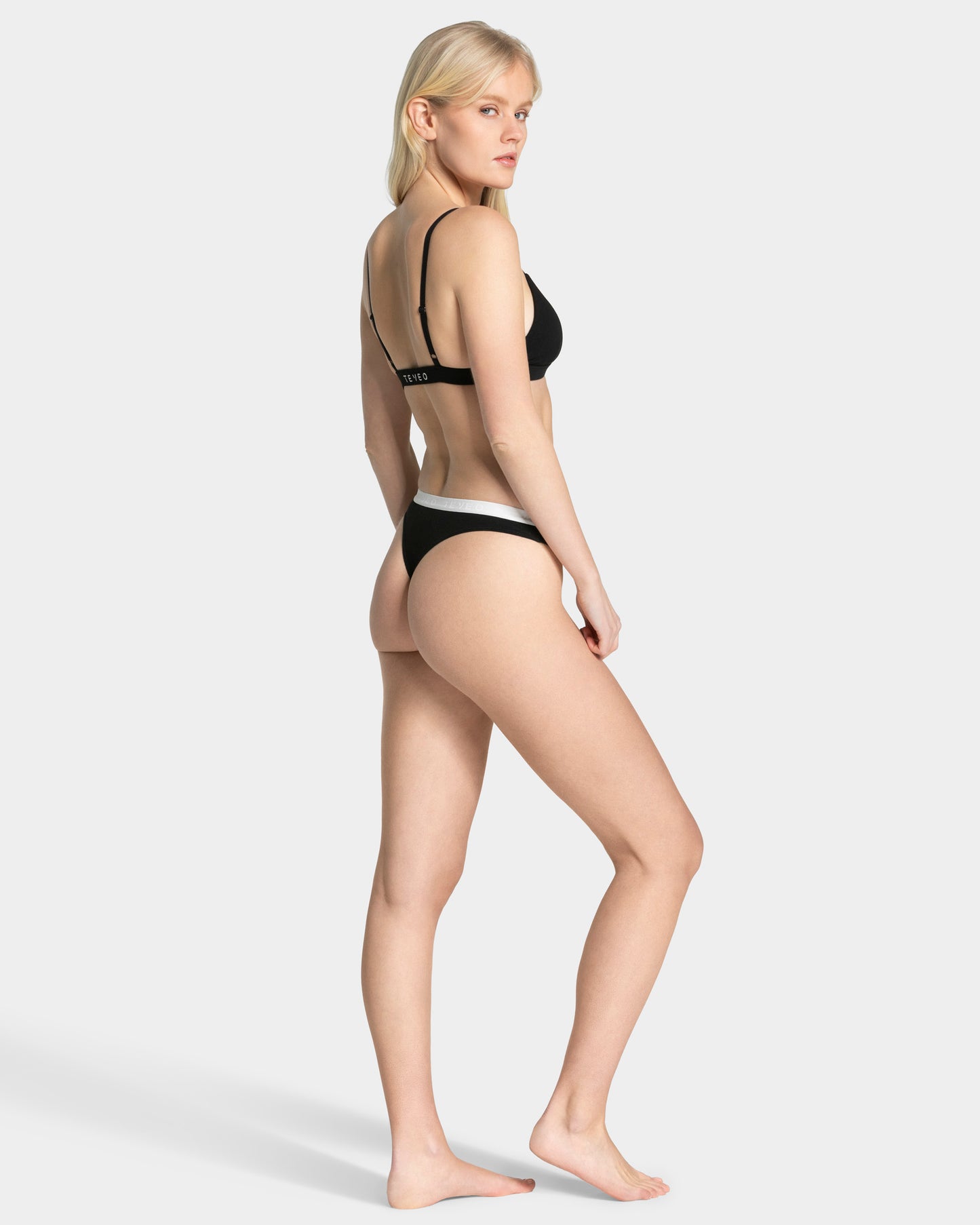 Soft Ribbed Bra ‘Black’