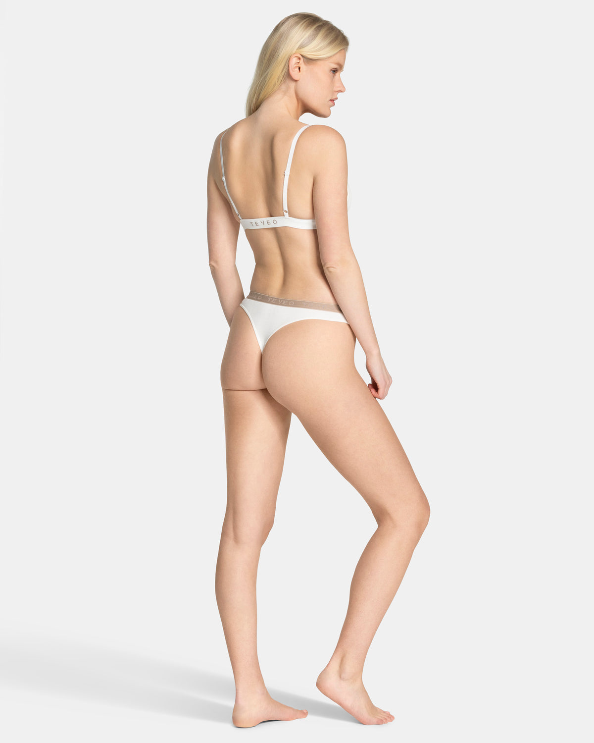 Soft Ribbed Bra ‘Off White’