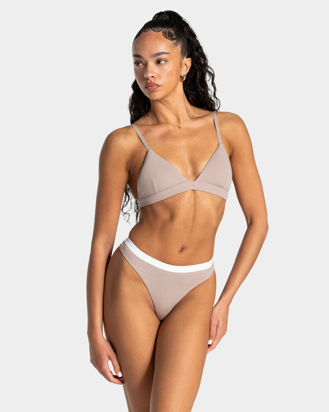 Sujetador Soft Ribbed «Cappuccino»