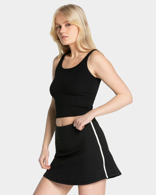 Haut côtelé Soft « Noir »