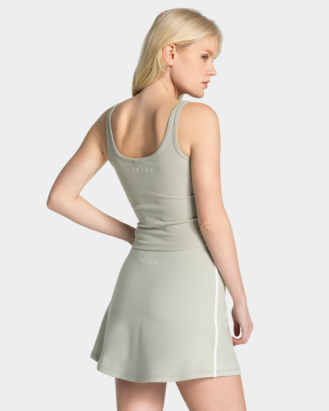 Soft Ribbed Top ‘Pistachio’