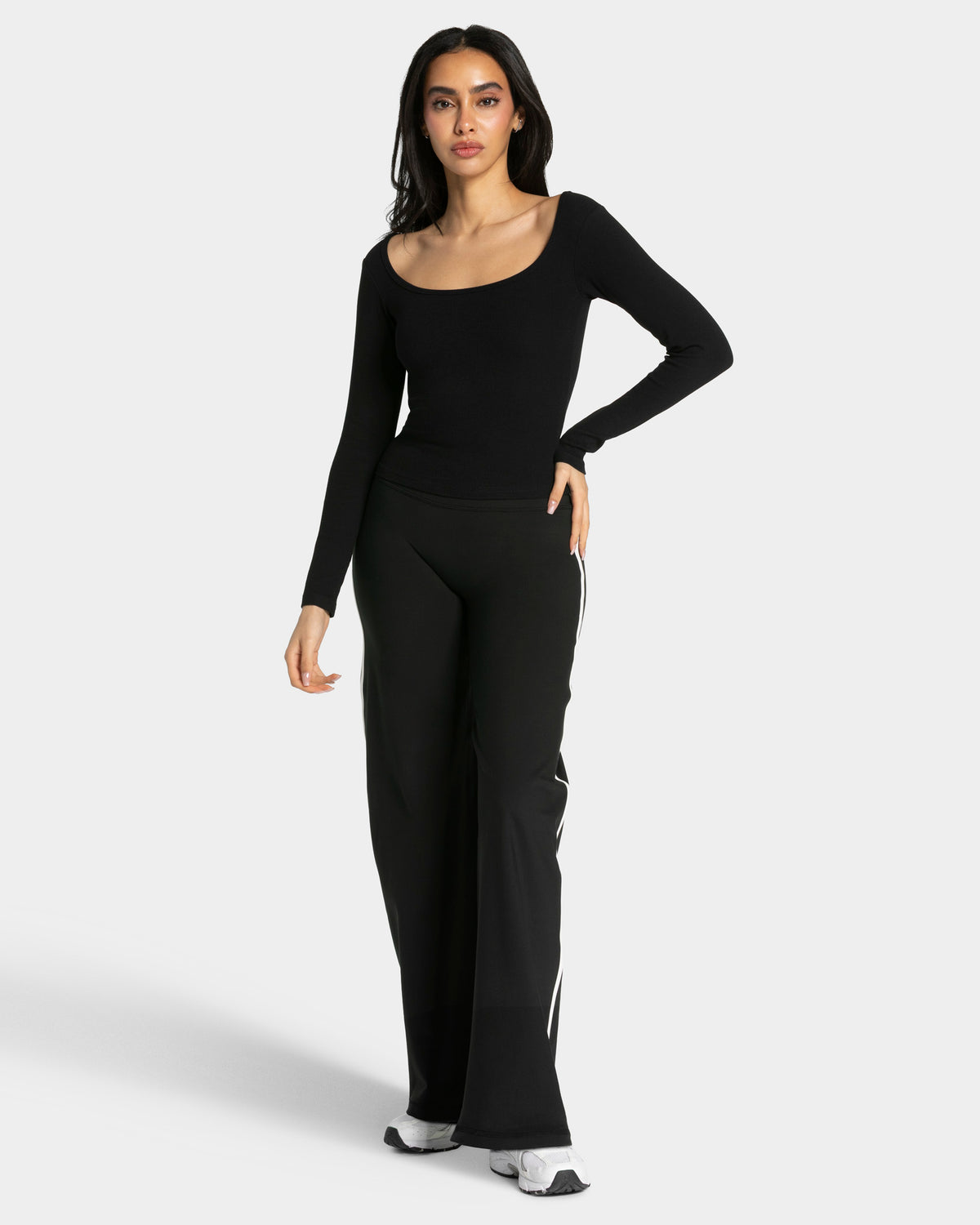 Soft Ribbed Longsleeve ‘Black’