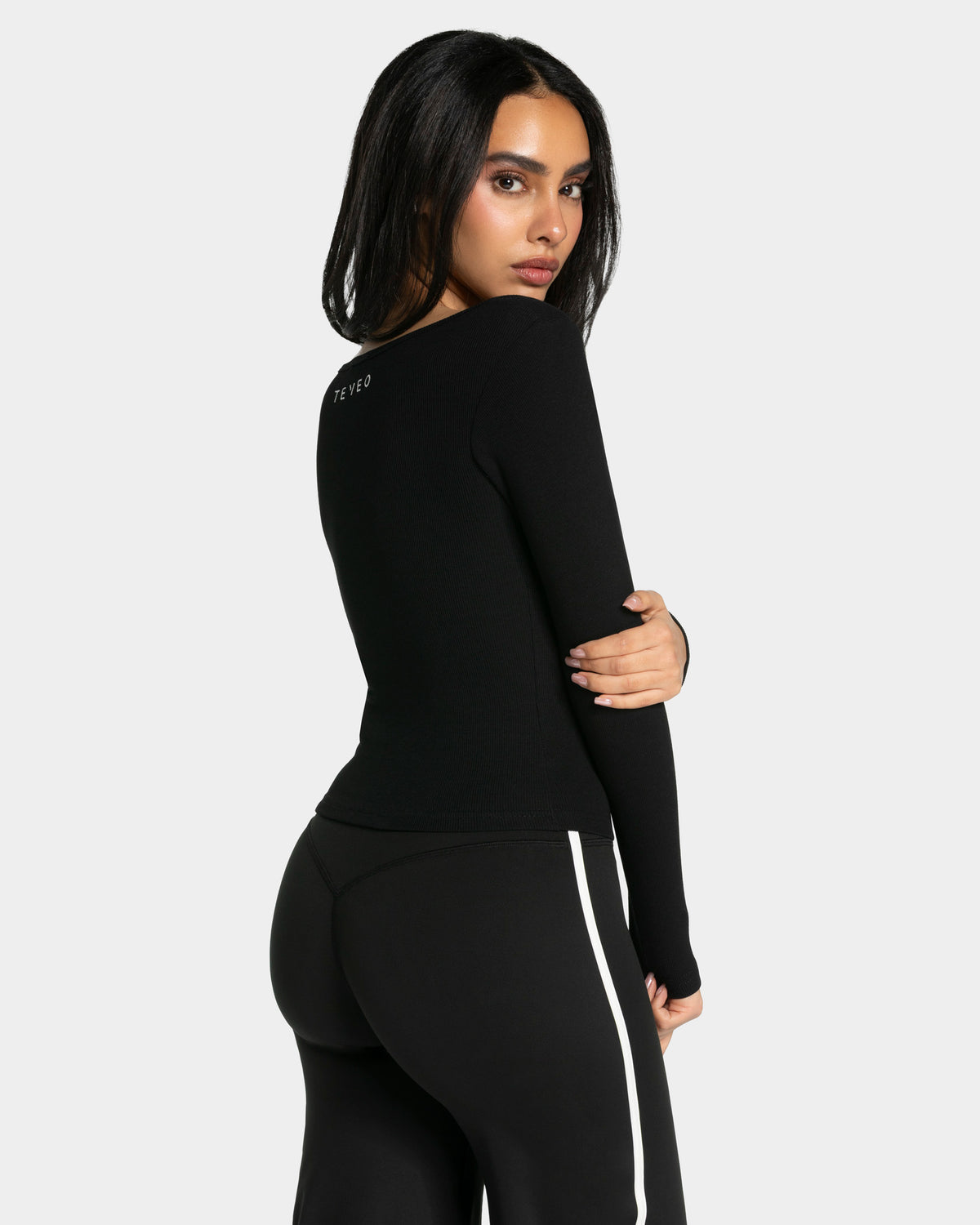 Soft Ribbed Longsleeve ‘Black’