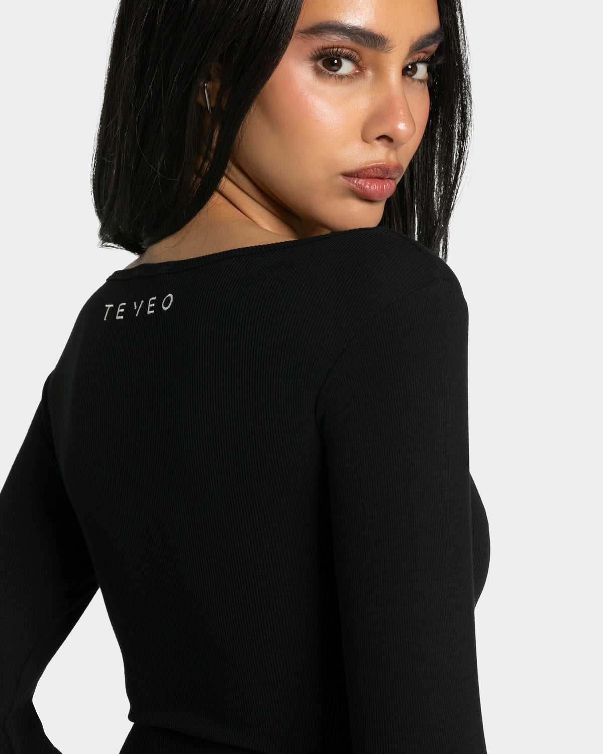 Soft Ribbed Longsleeve ‘Black’