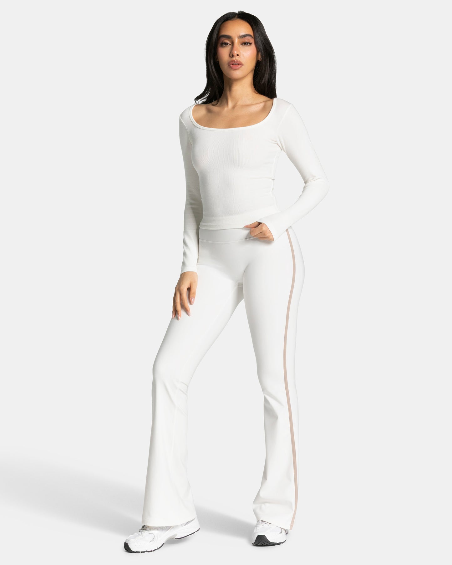 Soft Ribbed Longsleeve ‘Off White’