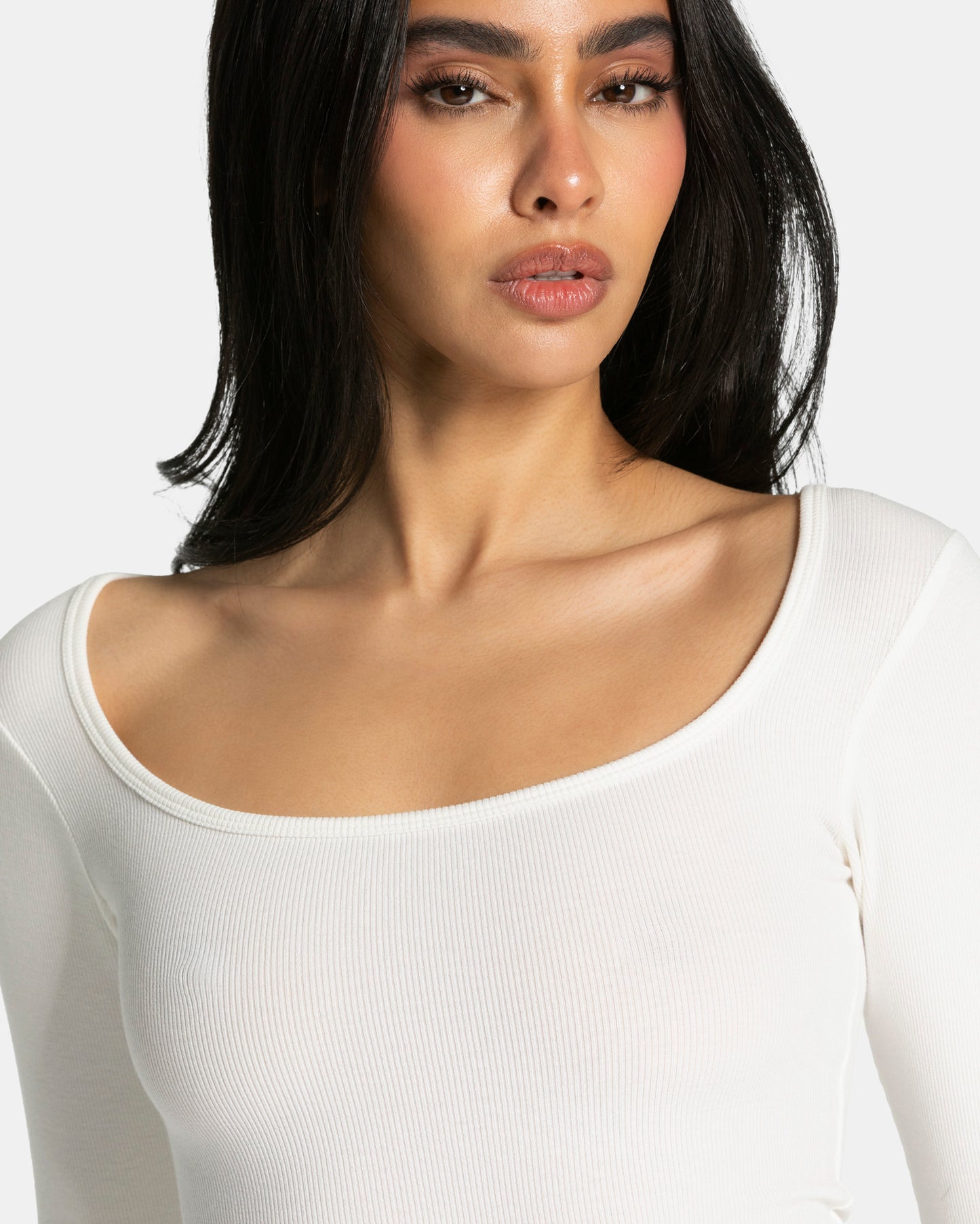Soft Ribbed Longsleeve ‘Off White’
