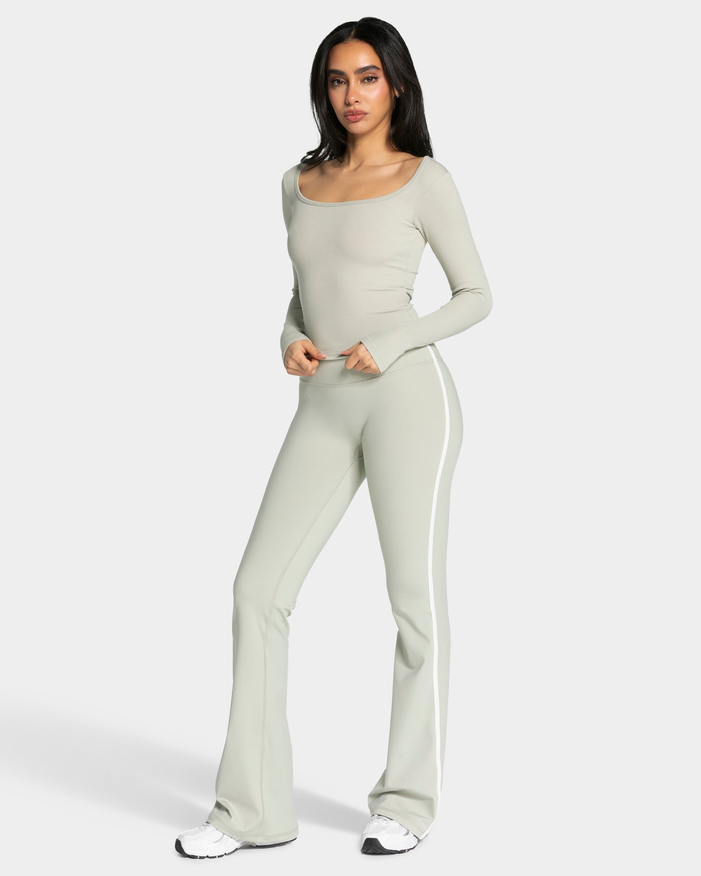 Soft Ribbed Longsleeve ‘Pistachio’