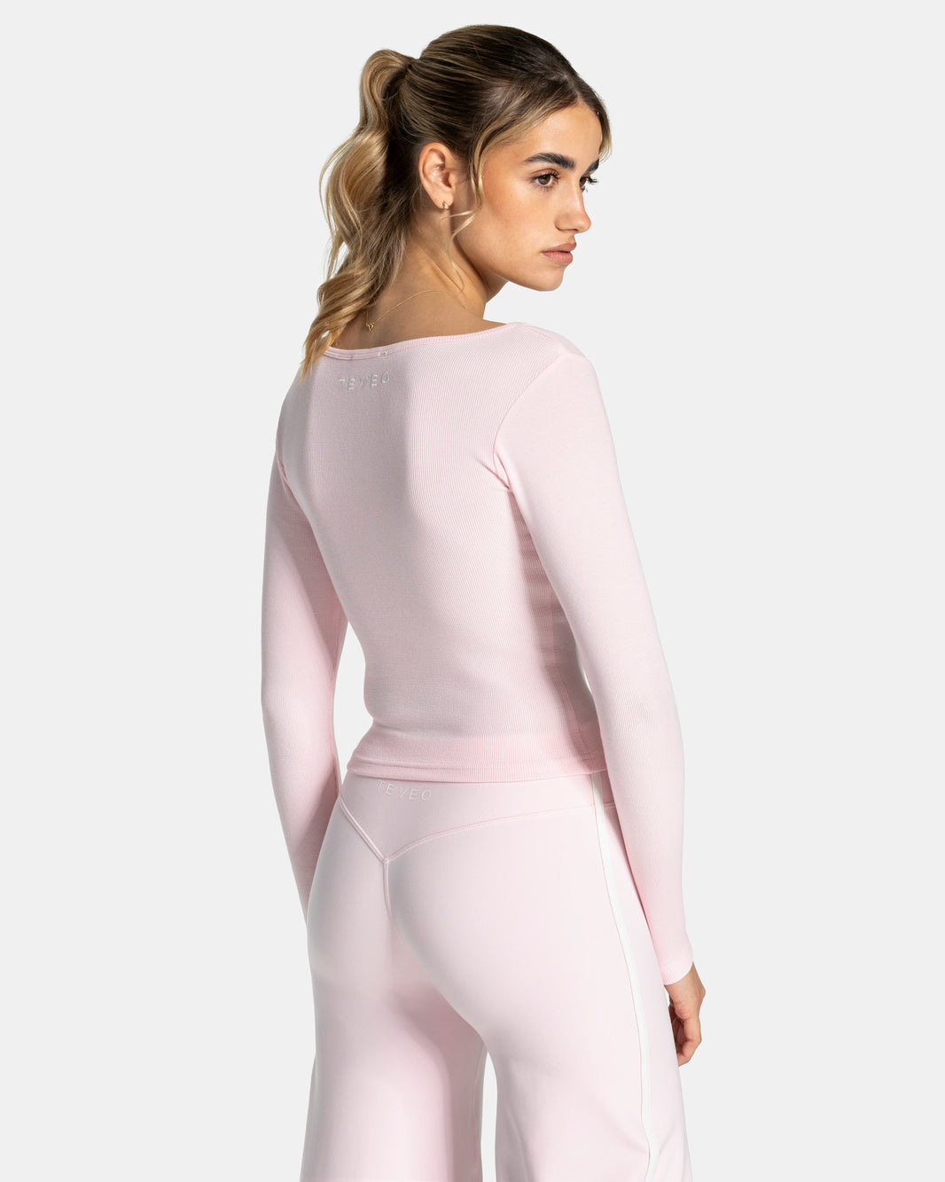 Camiseta de manga larga Soft Ribbed «Blossom»