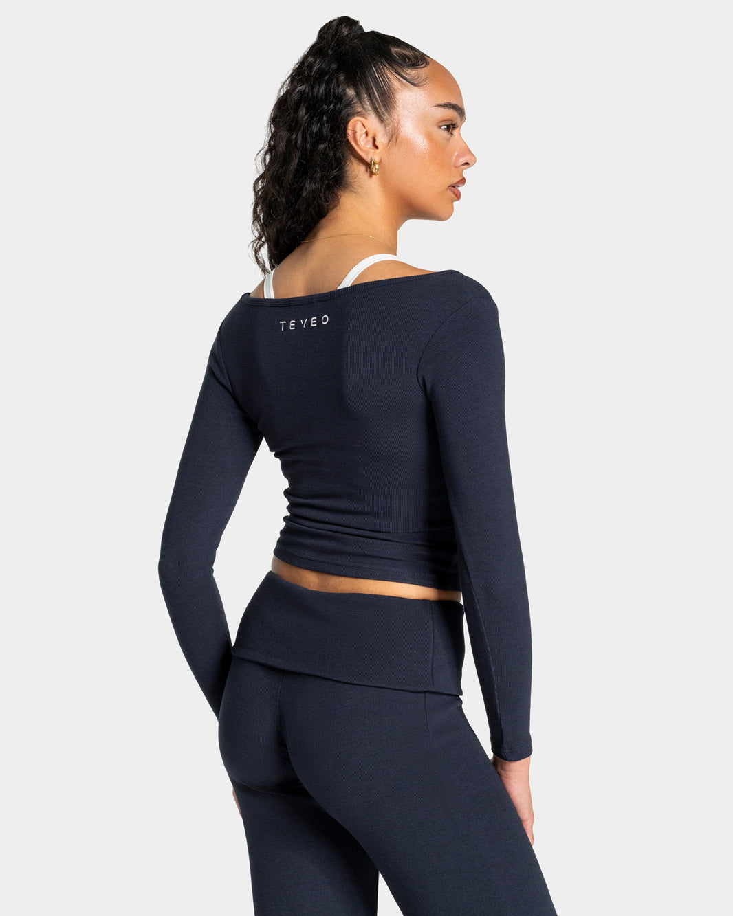 Camiseta de manga larga Soft Ribbed «Midnight»