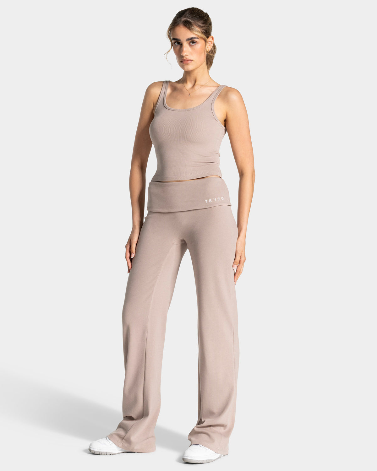Soft Ribbed Top ‘Cappuccino’
