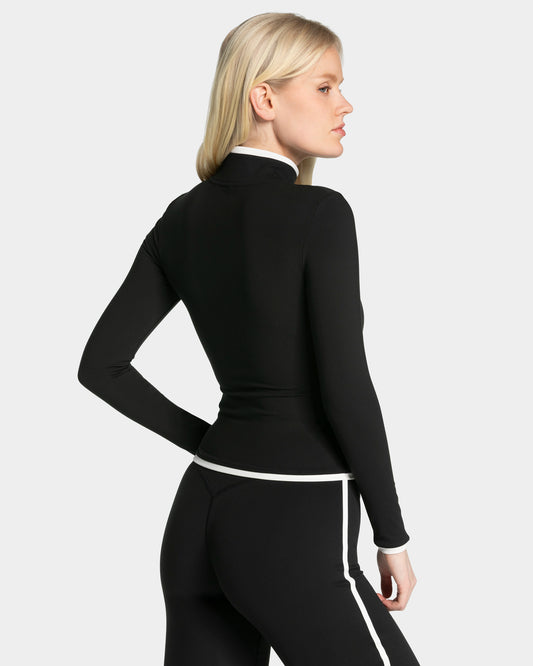 Giacca con zip Shaping Soft "Nero"